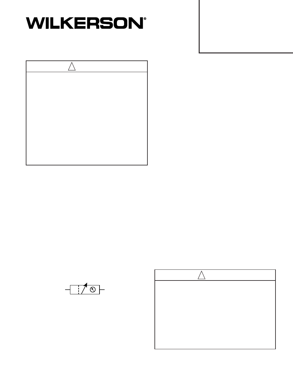 Wilkerson BB3 User Manual | 2 pages