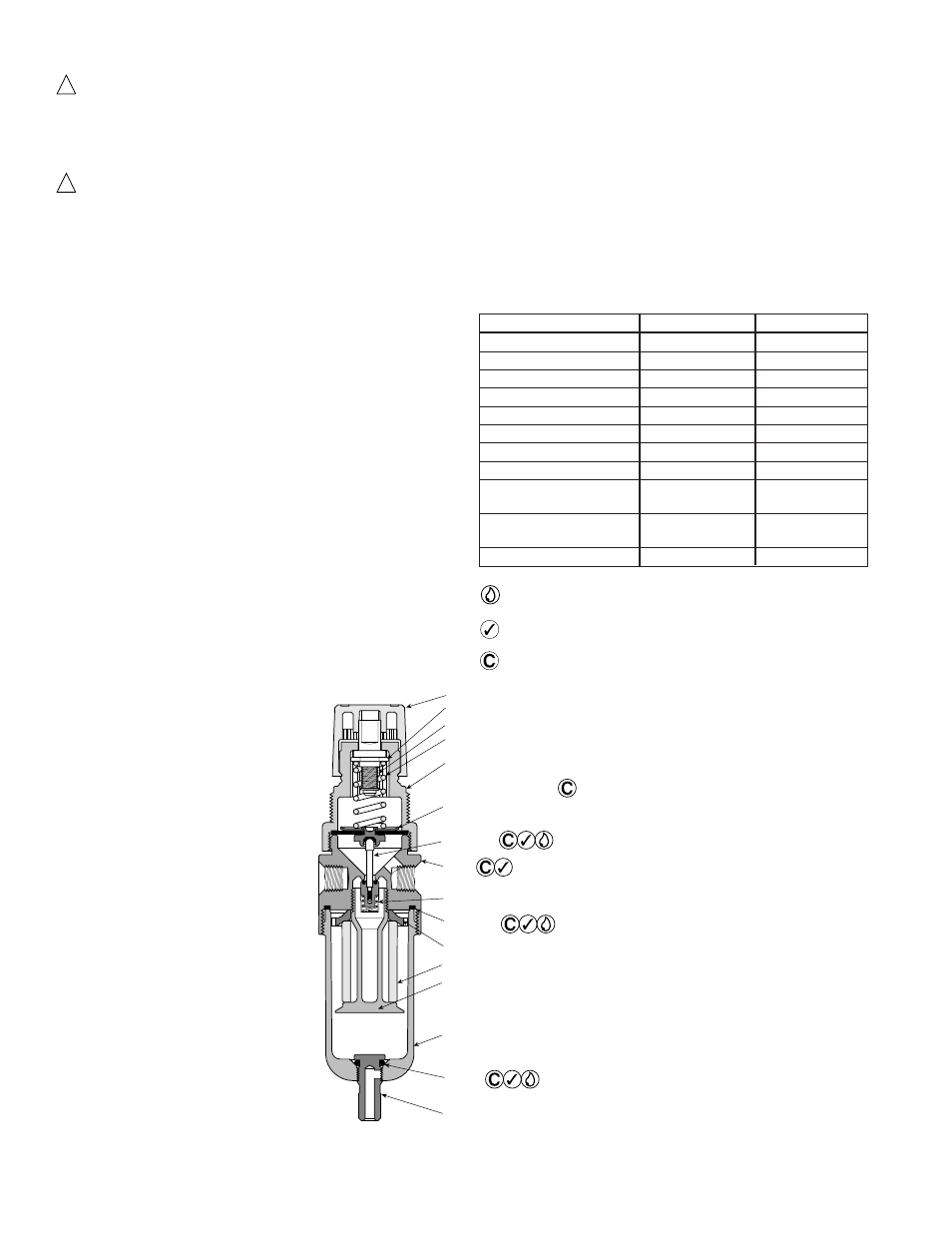 Service kits available, Service, Servicing filter element | Servicing regulator | Wilkerson BB3 User Manual | Page 2 / 2