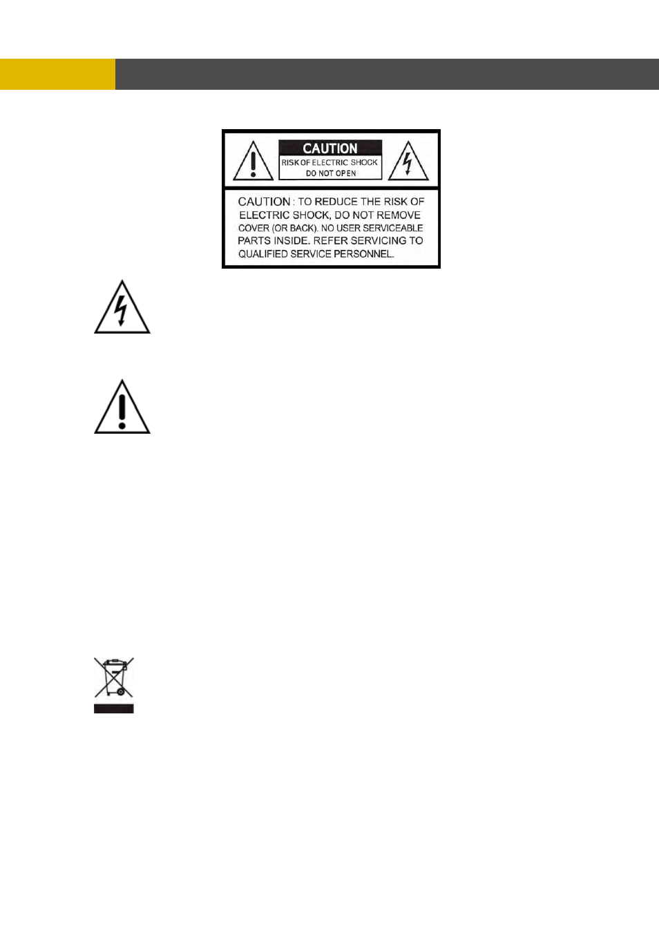 Warning | Channel Vision DVR-8N User Manual | Page 2 / 95