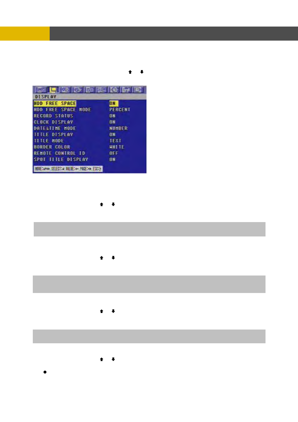 Menu setup, 3 display | Channel Vision DVR-8N User Manual | Page 42 / 95