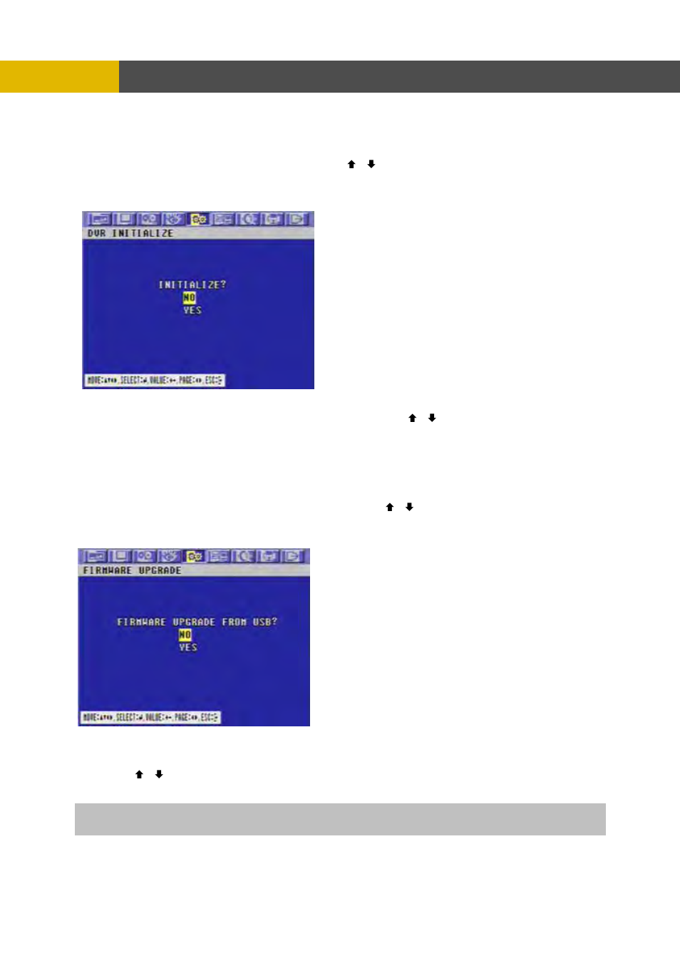 Menu setup, 8 dvr initialize, 9 firmware upgrade | Channel Vision DVR-8N User Manual | Page 65 / 95