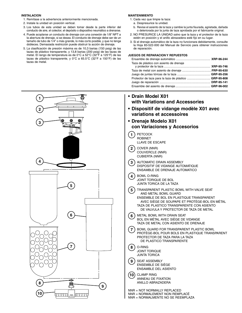 Wilkerson X01-04-000 User Manual | Page 3 / 4