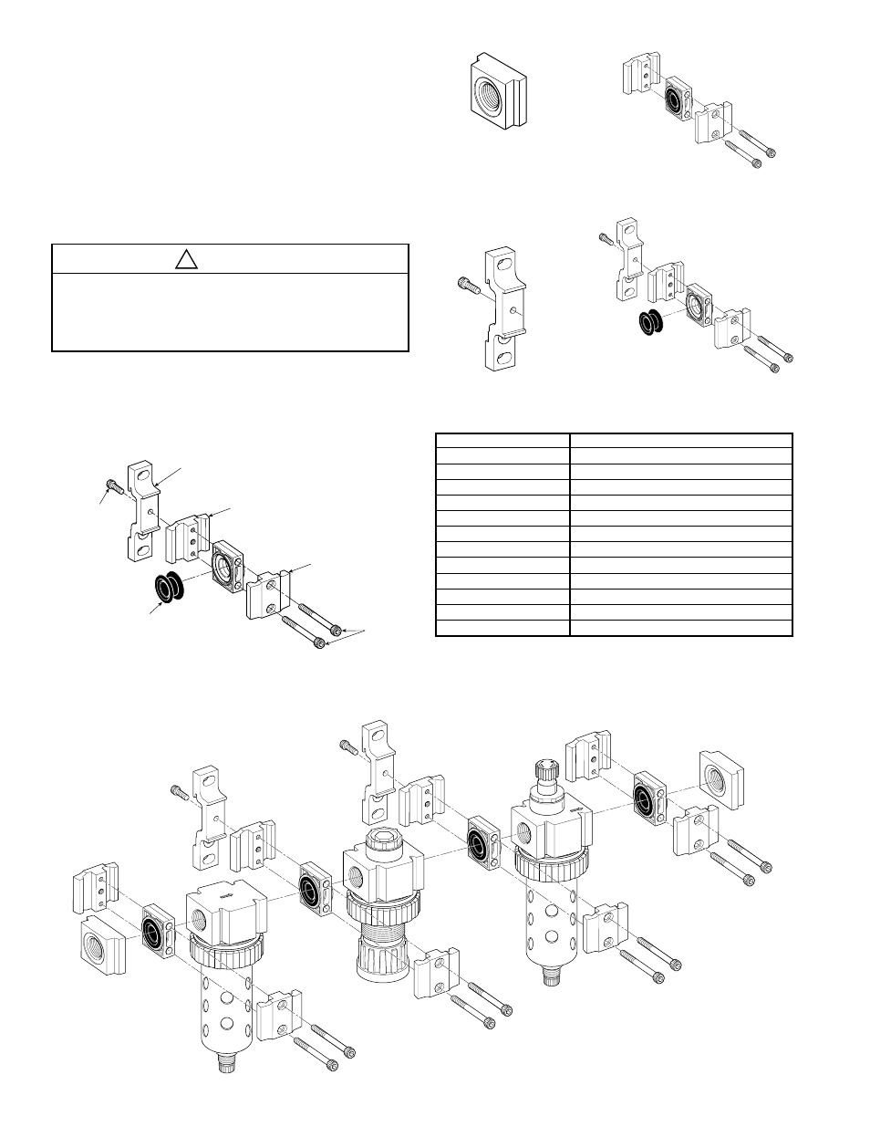 Removal, Warning, Service kits available | Wilkerson 12 Series Modular Kits User Manual | Page 2 / 6