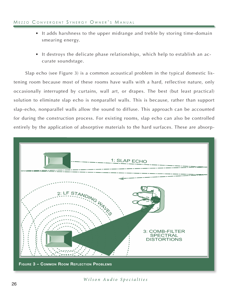 Wilson Audio Mezzo Convergent Synergy User Manual | Page 26 / 97