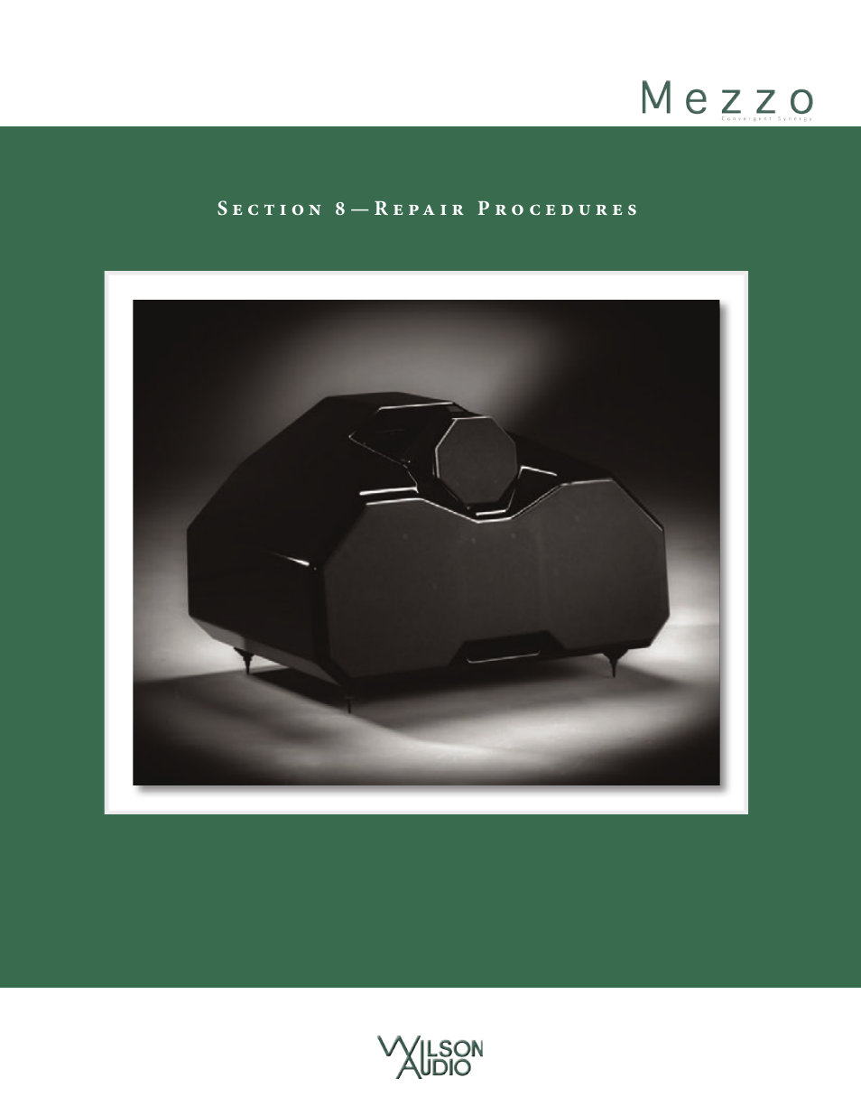 Wilson Audio Mezzo Convergent Synergy User Manual | Page 75 / 97
