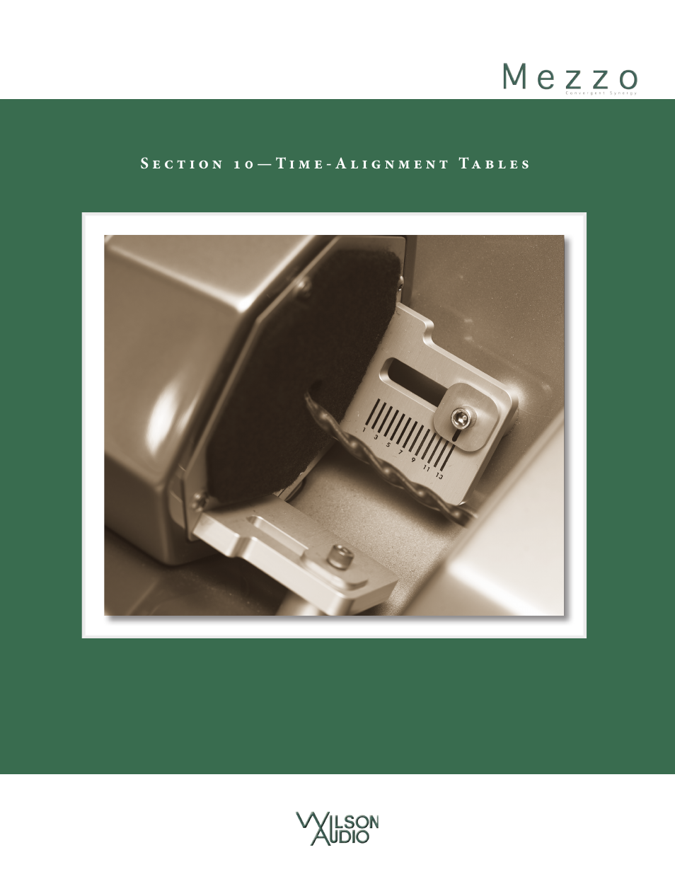 Wilson Audio Mezzo Convergent Synergy User Manual | Page 89 / 97