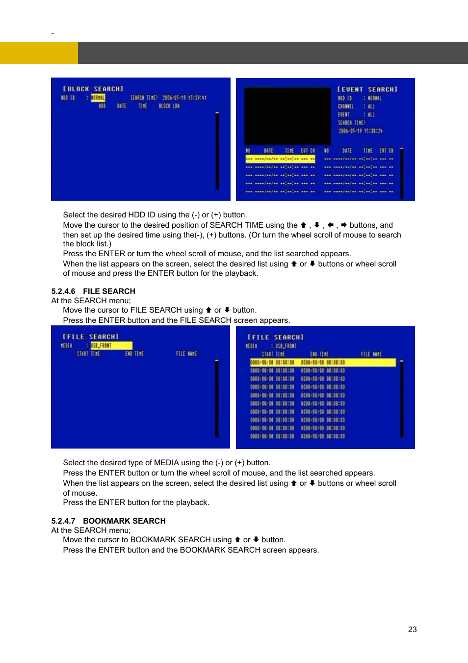 Operation | Channel Vision DVR-4N User Manual | Page 24 / 95