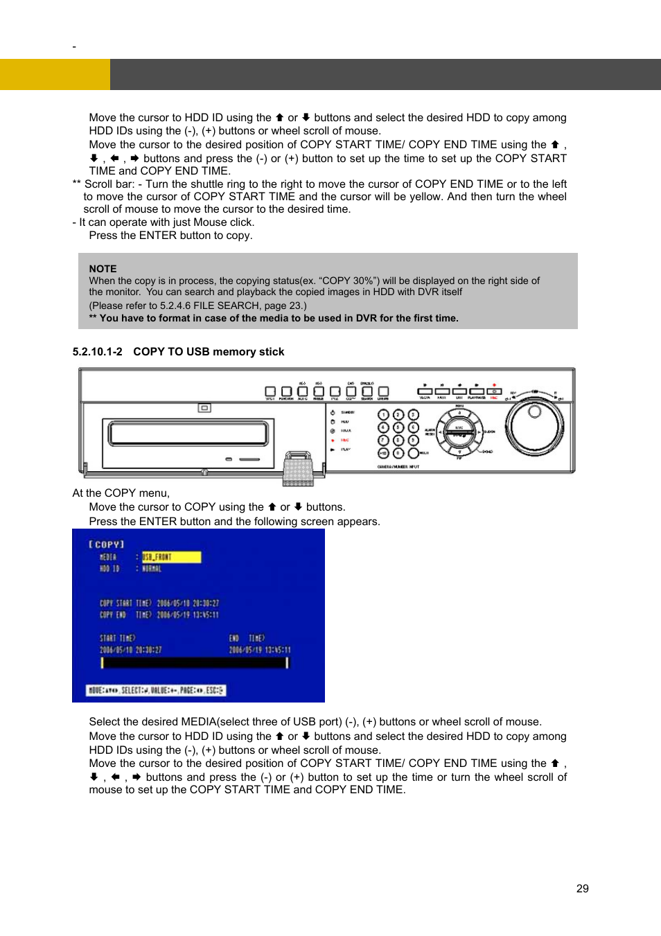 Operation | Channel Vision DVR-4N User Manual | Page 30 / 95