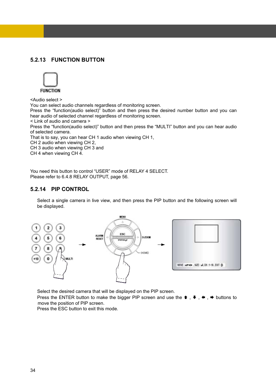 Operation | Channel Vision DVR-4N User Manual | Page 35 / 95