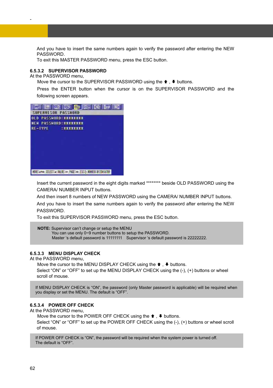 Menu setup | Channel Vision DVR-4N User Manual | Page 63 / 95