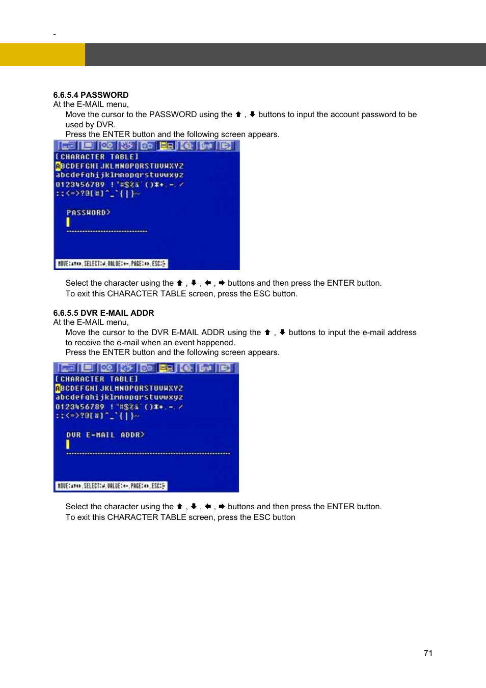 Menu setup | Channel Vision DVR-4N User Manual | Page 72 / 95