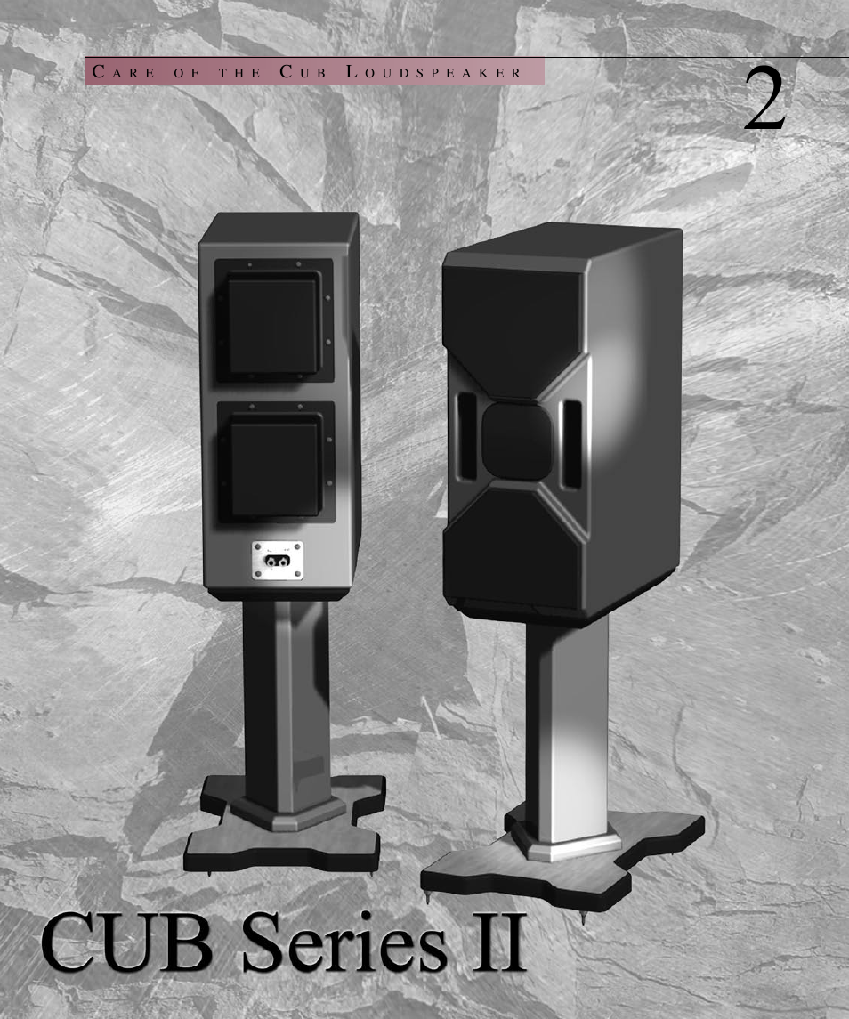 Wilson Audio Cub Series 2 User Manual | Page 15 / 64