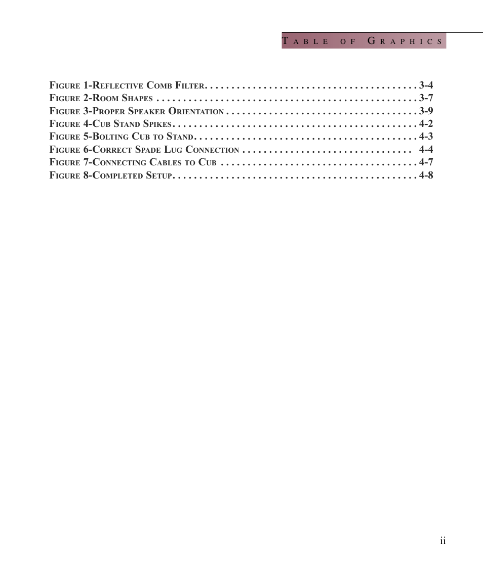Wilson Audio Cub Series 2 User Manual | Page 5 / 64
