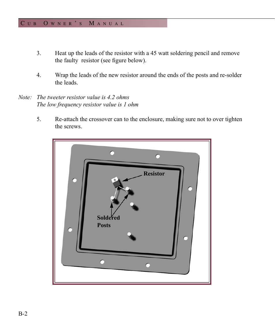 Wilson Audio Cub Series 2 User Manual | Page 62 / 64