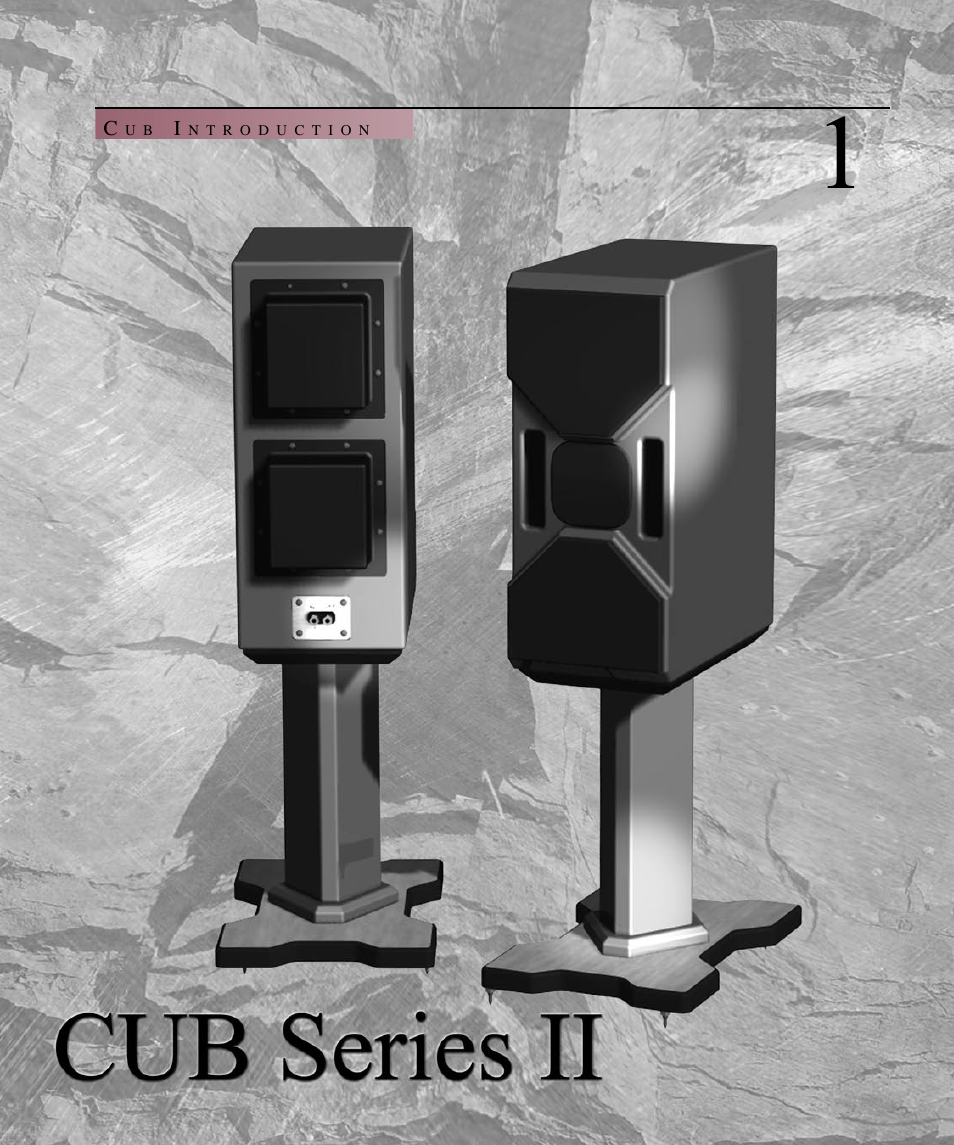Wilson Audio Cub Series 2 User Manual | Page 9 / 64