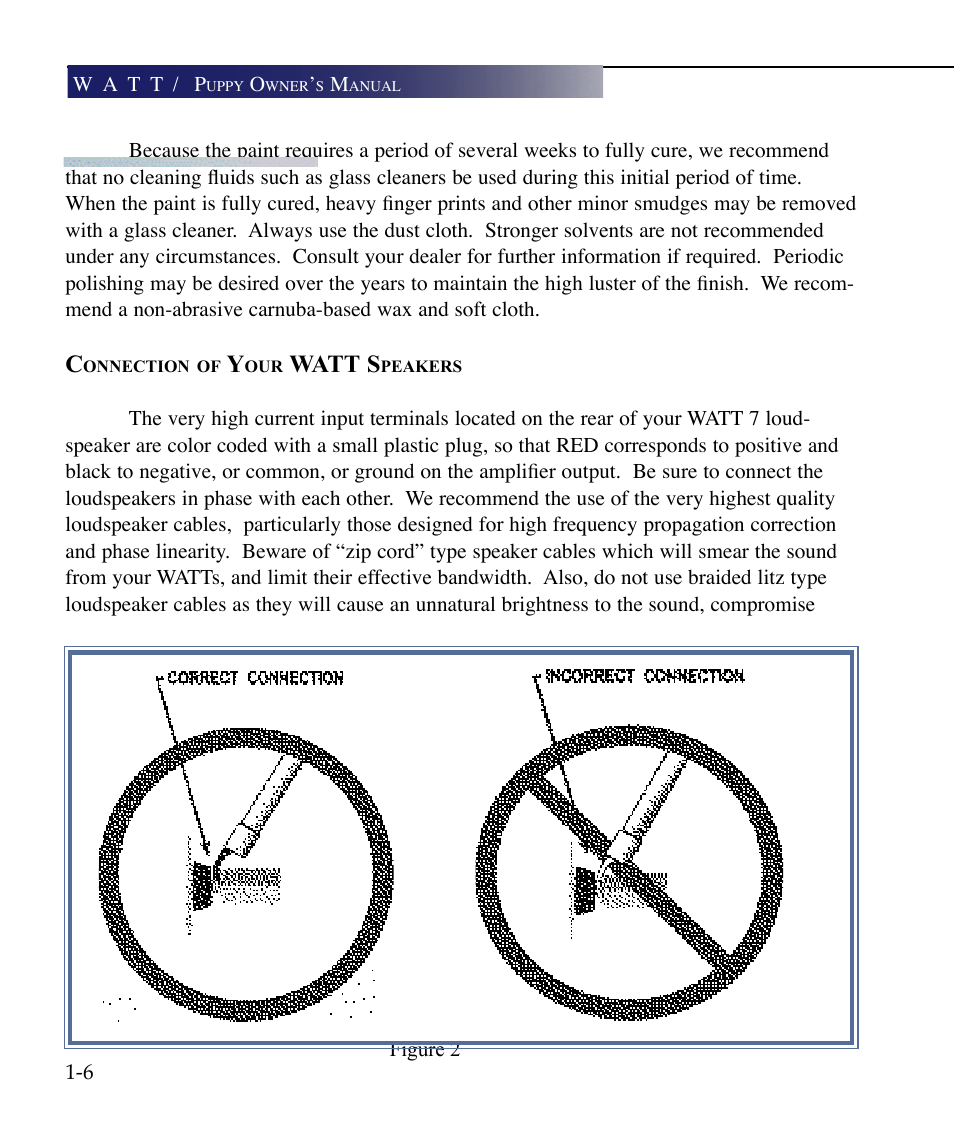Watt s | Wilson Audio WATT Series 7 User Manual | Page 18 / 66