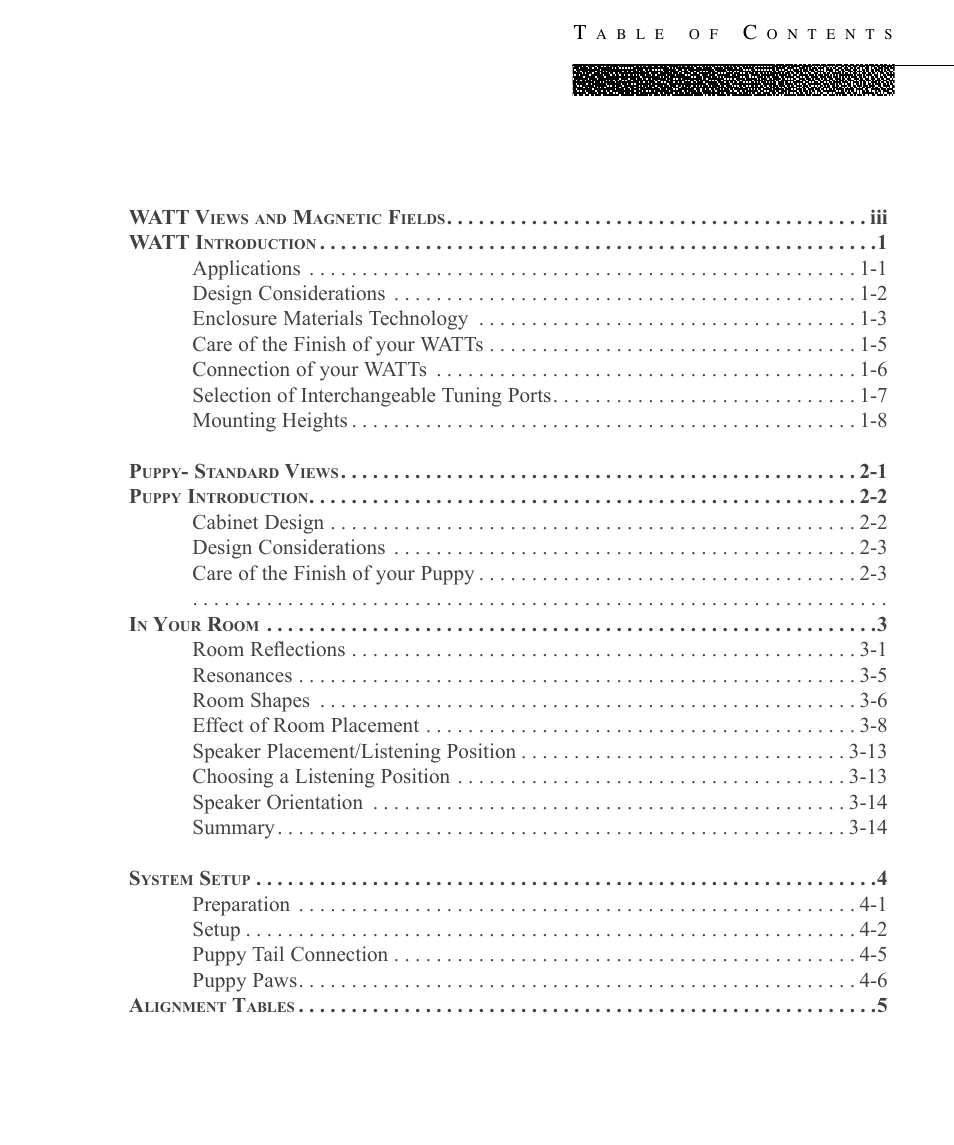 Wilson Audio WATT Series 7 User Manual | Page 3 / 66
