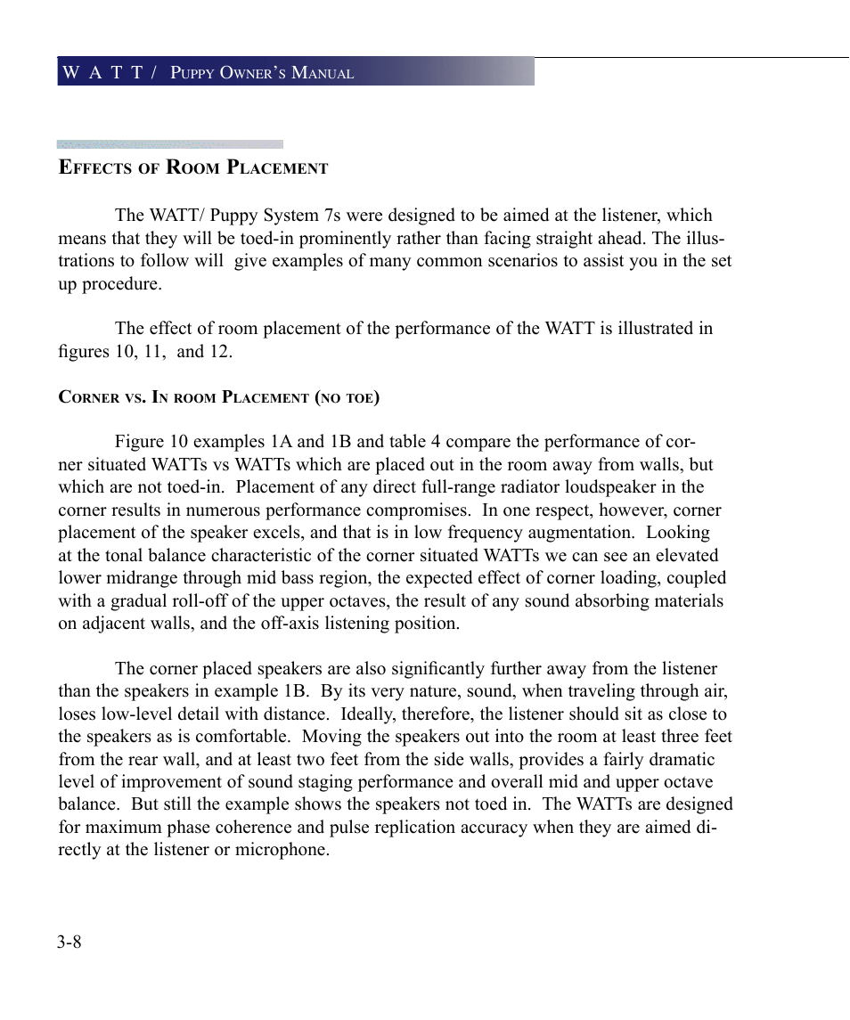 Wilson Audio WATT Series 7 User Manual | Page 44 / 66