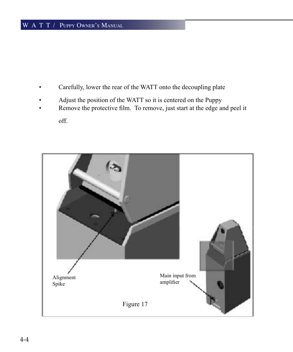 Wilson Audio WATT Series 7 User Manual | Page 58 / 66