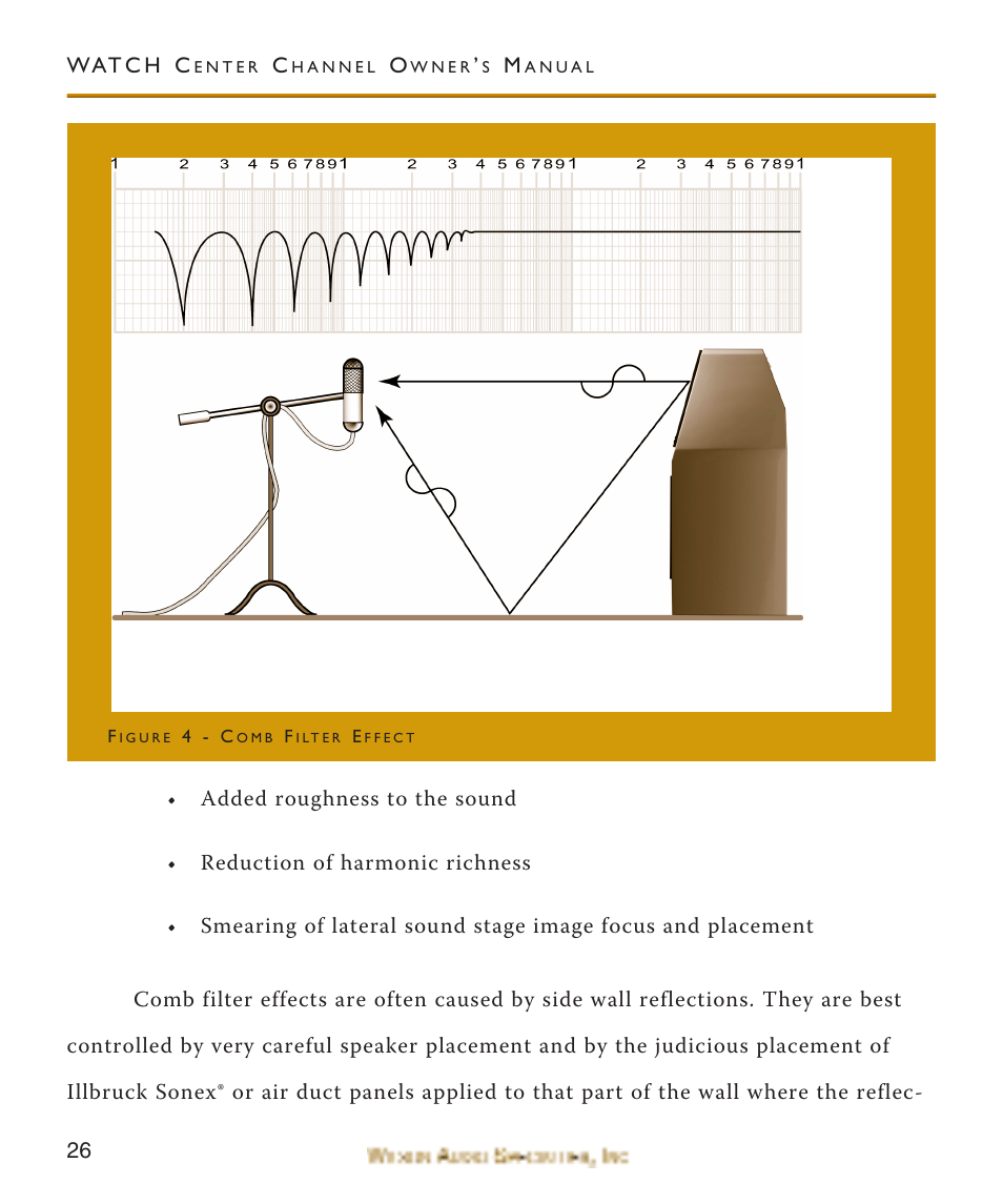 Wilson Audio WATCH Center Channel Series 1 User Manual | Page 26 / 121