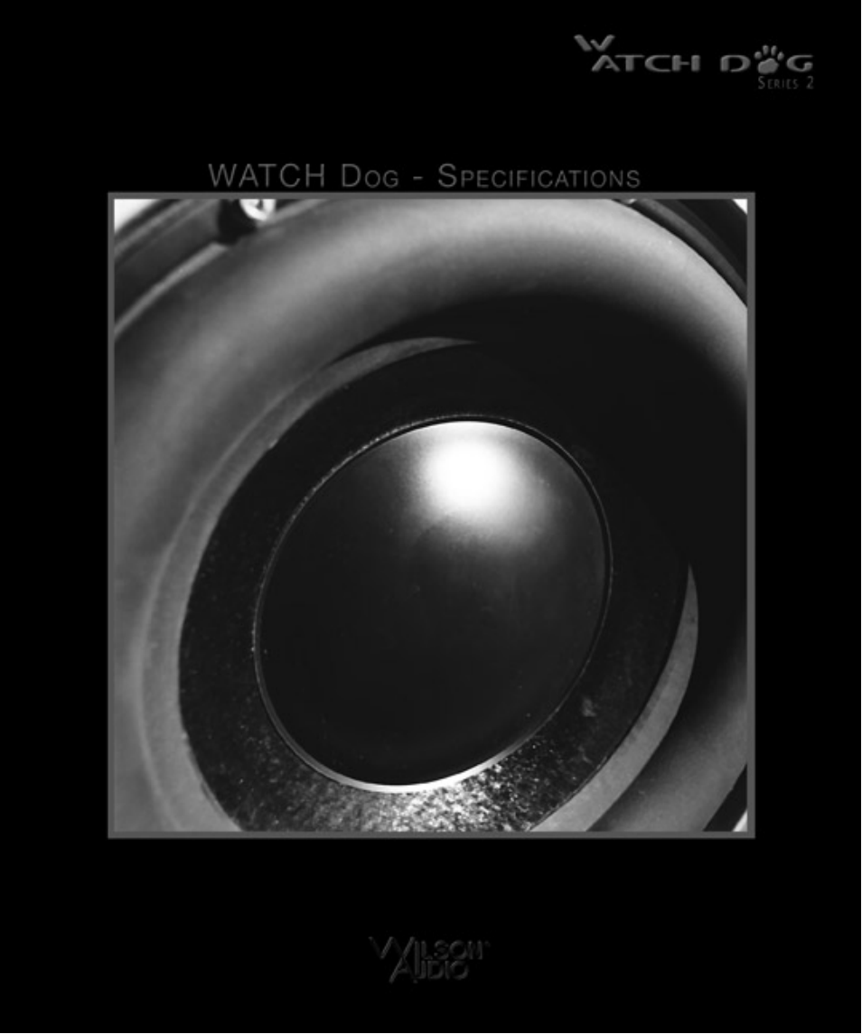 Wilson Audio WATCH Dog Subwoofer Series-2 User Manual | Page 77 / 87
