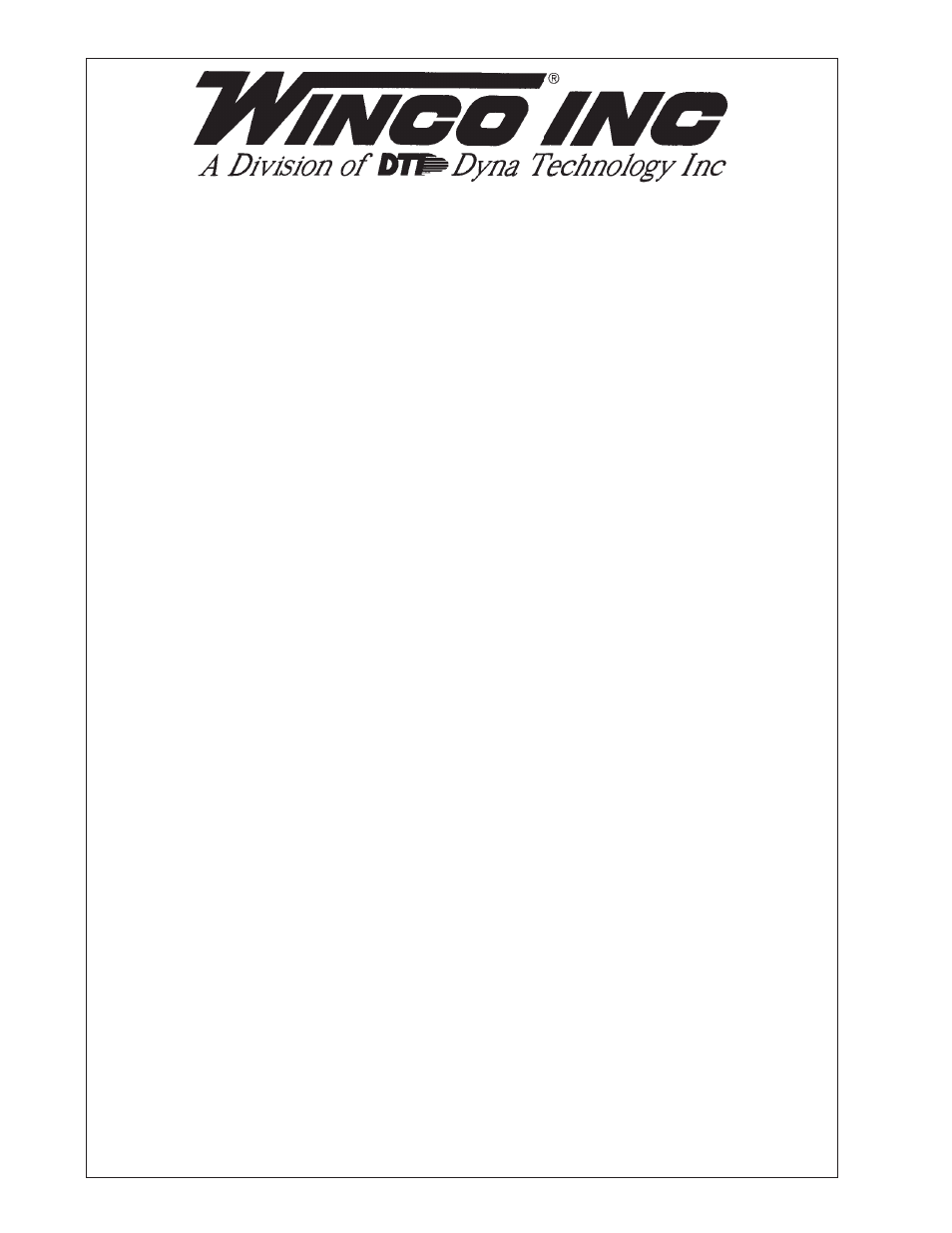 24 month limited warranty | Winco WL12000HE User Manual | Page 12 / 12