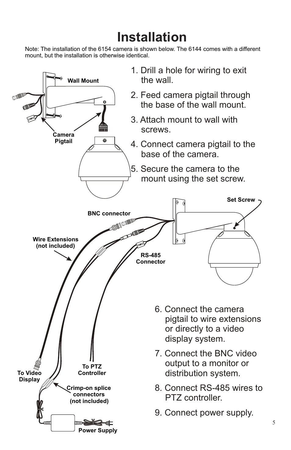 Installation | Channel Vision 6144 User Manual | Page 5 / 8