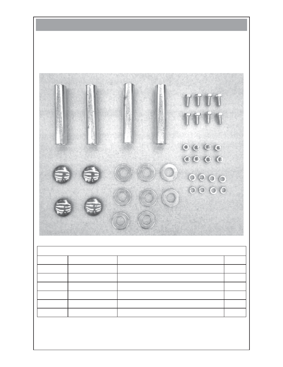 Step 1 | Winco 4-Wheel Dolly Kit Assembly Instructions For 6kW Gen-Sets User Manual | Page 2 / 4