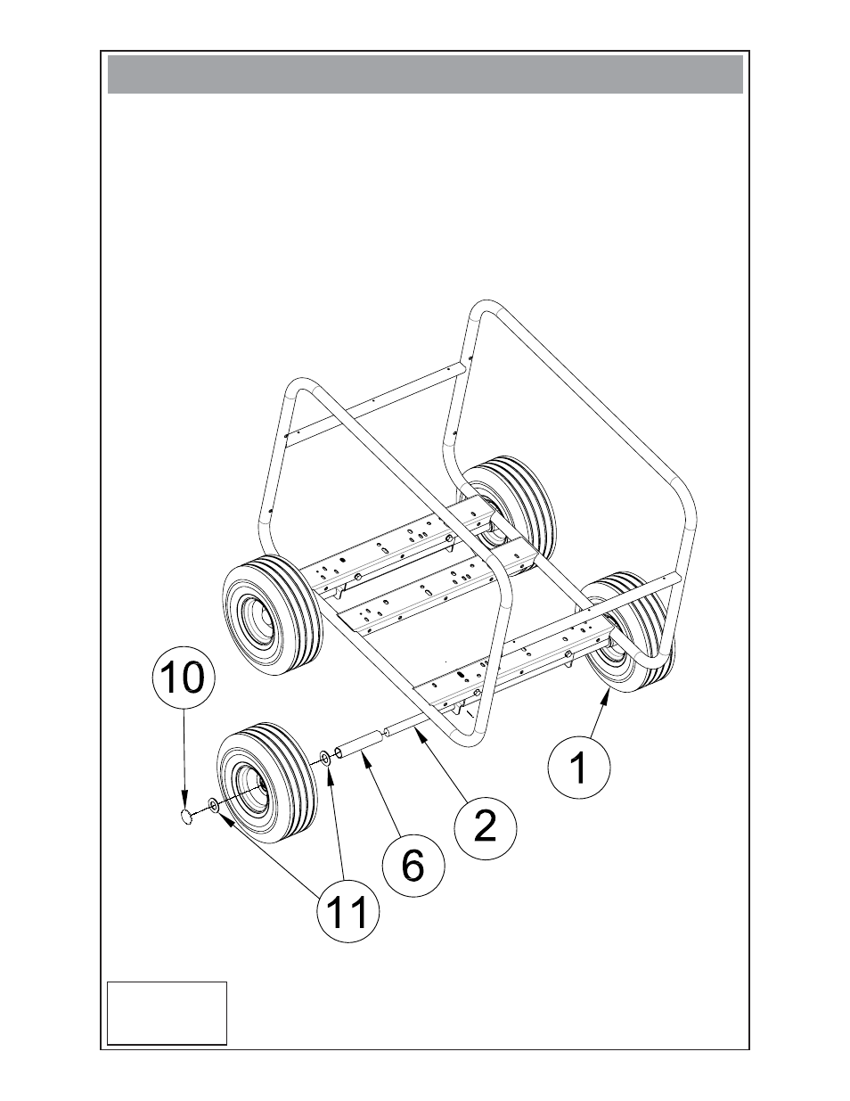 Step 4 | Winco 4-Wheel Dolly Kit Assembly Instructions For 6kW Gen-Sets User Manual | Page 4 / 4