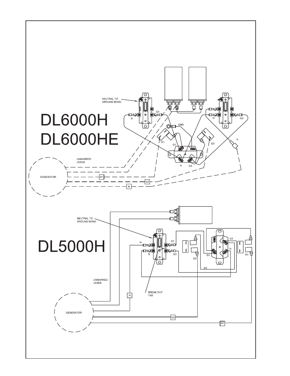 Wiring diagrams | Winco DL6000HE/E User Manual | Page 14 / 16