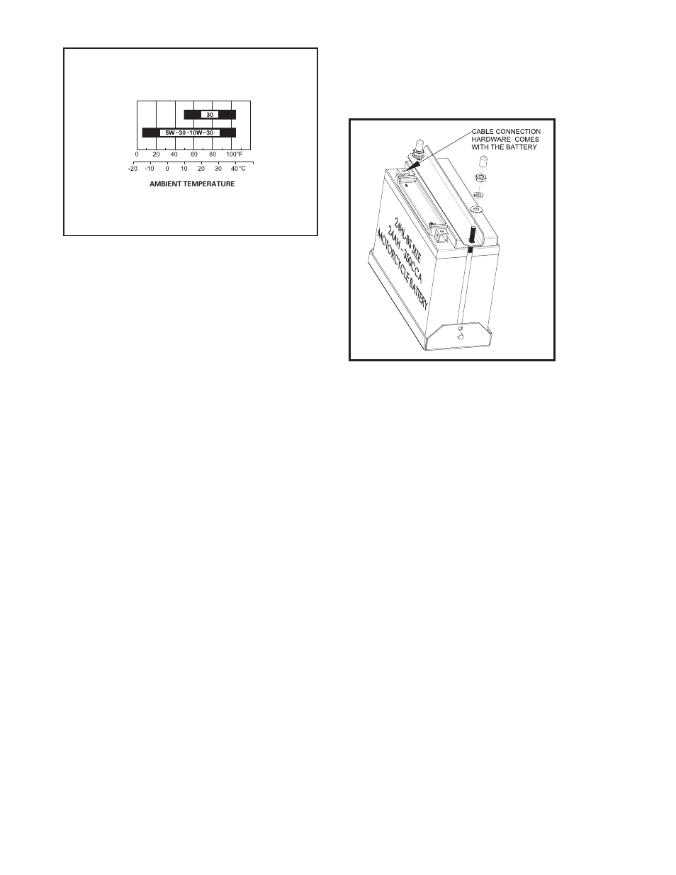 Gasoline, Battery installation | Winco DL6000HE/E User Manual | Page 6 / 16