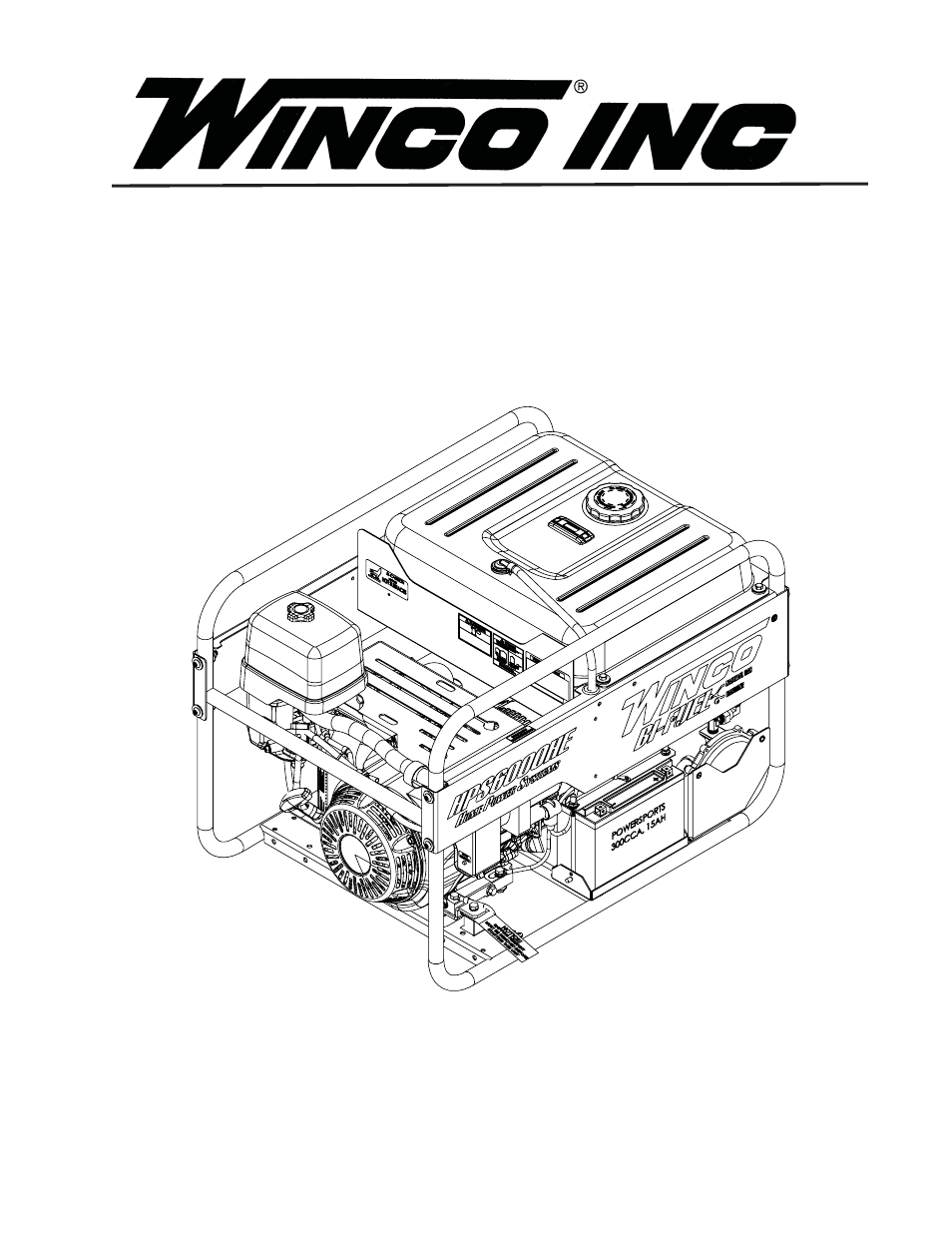 Winco HPS6000HE/I User Manual | 20 pages