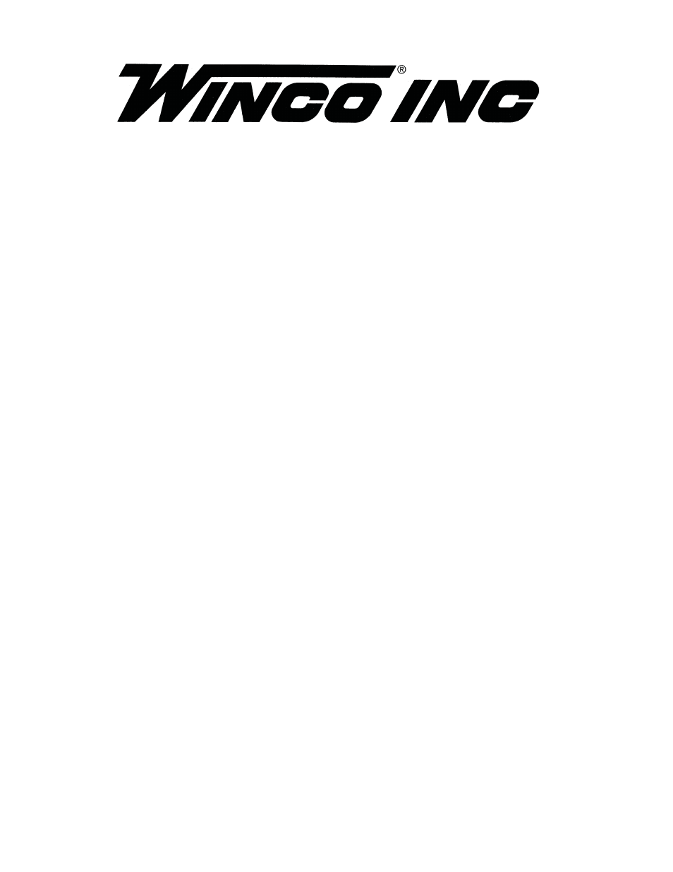 24 month limited warranty | Winco HPS9000VE/E User Manual | Page 18 / 20