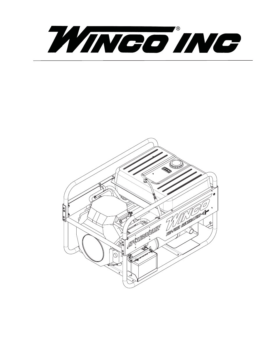 Winco HPS12000HE/F User Manual | 20 pages