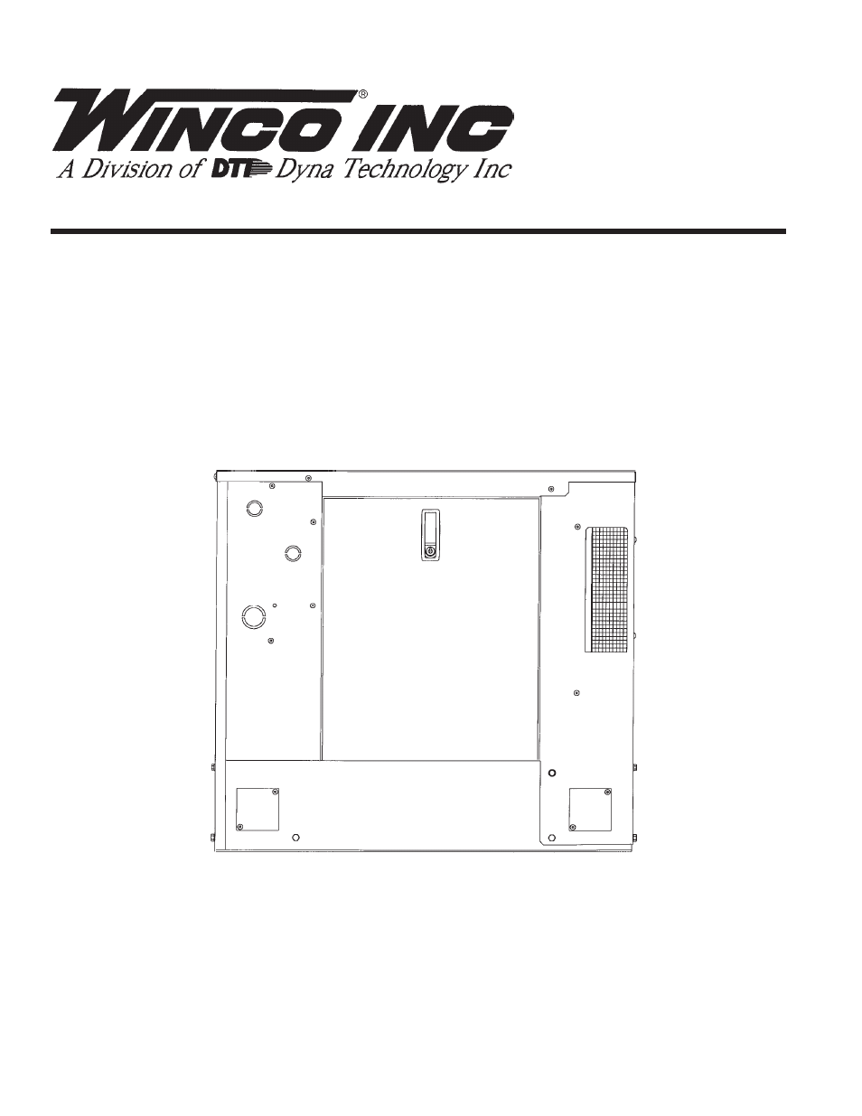 Winco PSS8B4W/A User Manual | 20 pages
