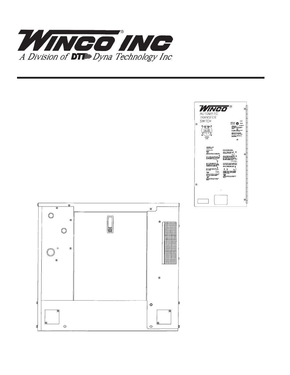 Winco PSS8B2W/A User Manual | 20 pages