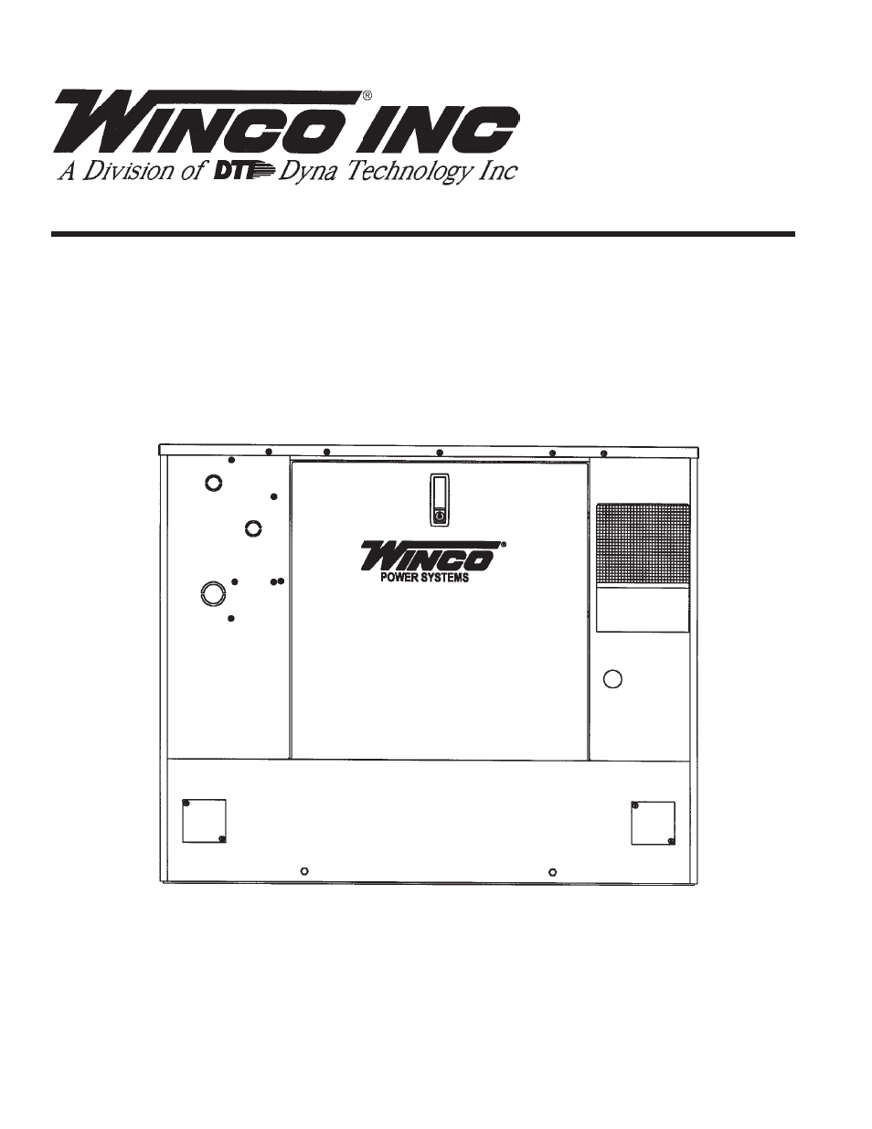 Winco PSS12H4W/A User Manual | 20 pages