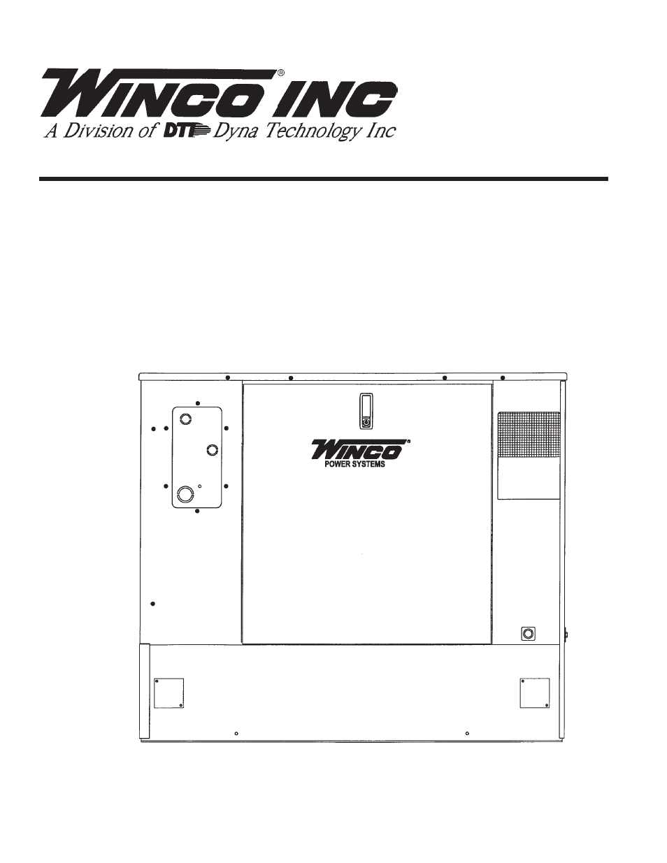 Winco PSS15B2W-18/A User Manual | 20 pages