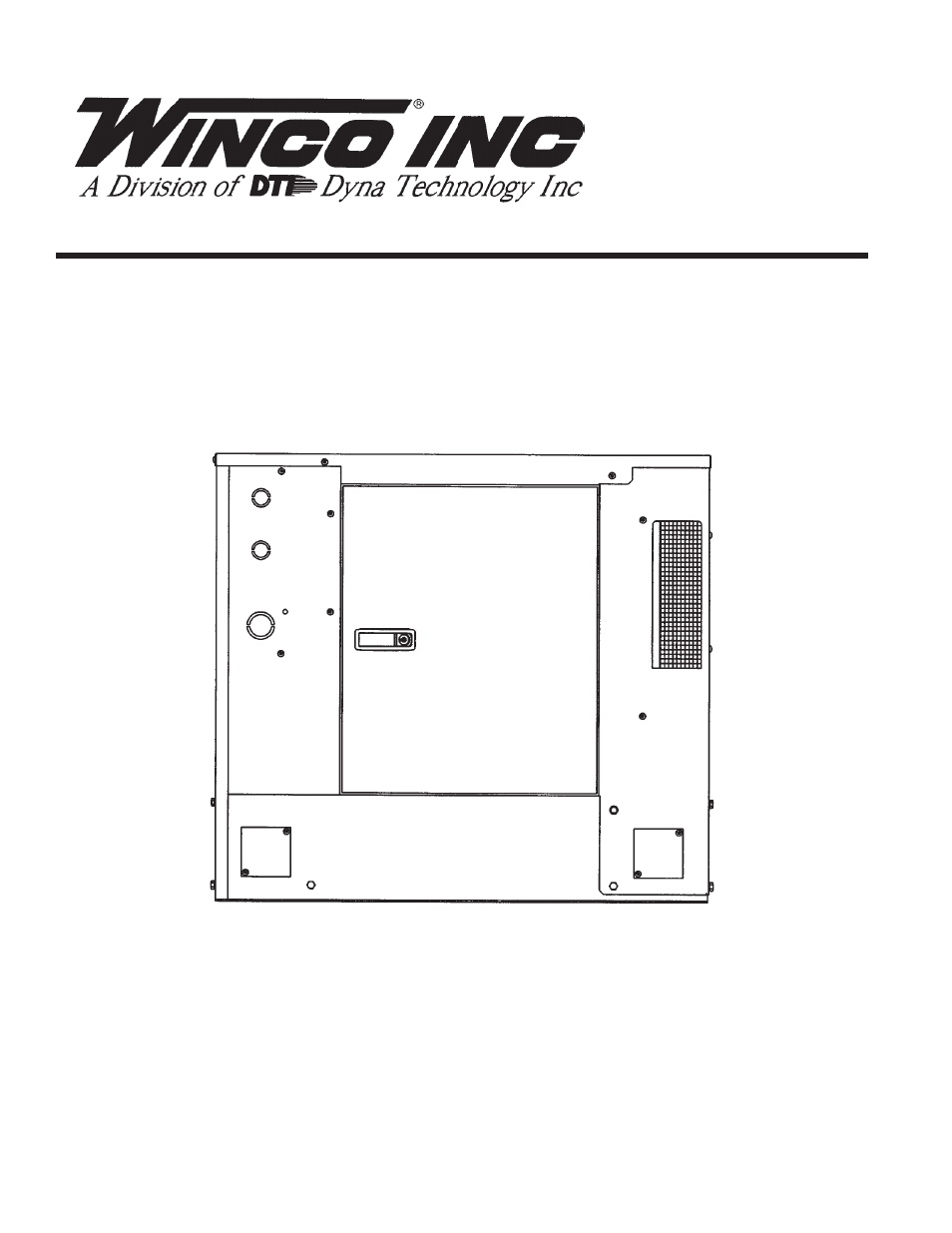 Winco PSS8B4W/C User Manual | 20 pages