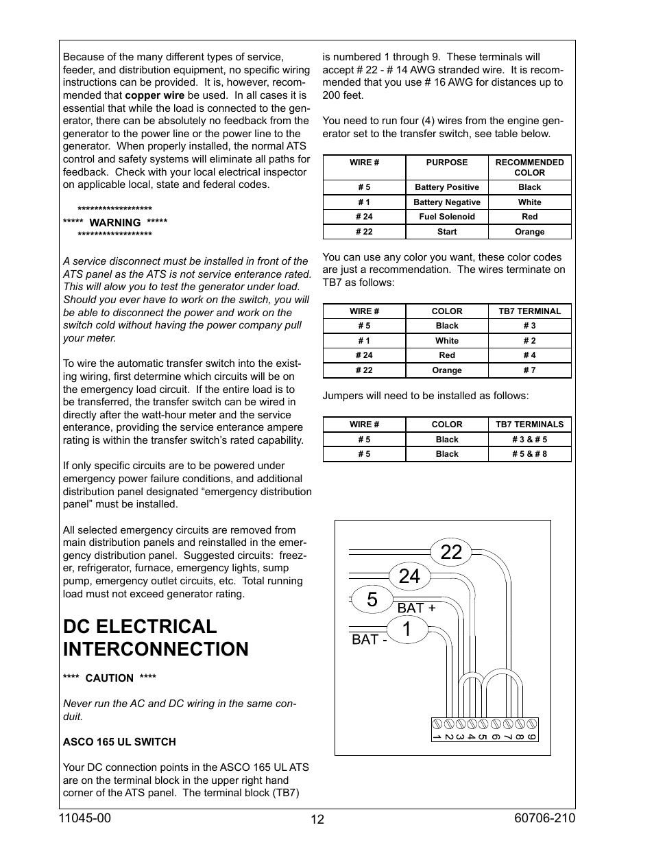 Dc electrical interconnection | Winco ULPSS8B4W/E User Manual | Page 12 / 24