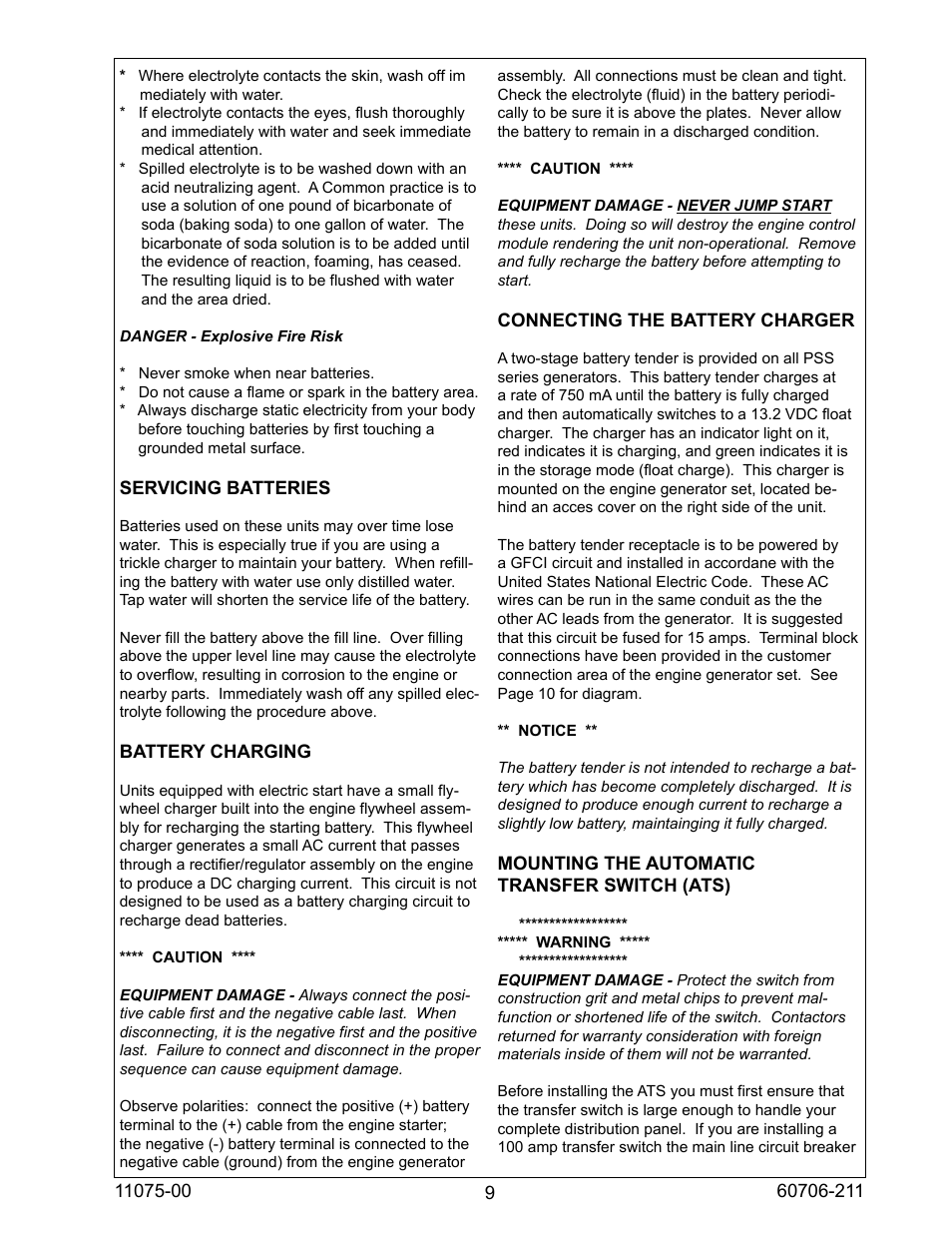 Winco ULPSS8B2W/E User Manual | Page 9 / 24