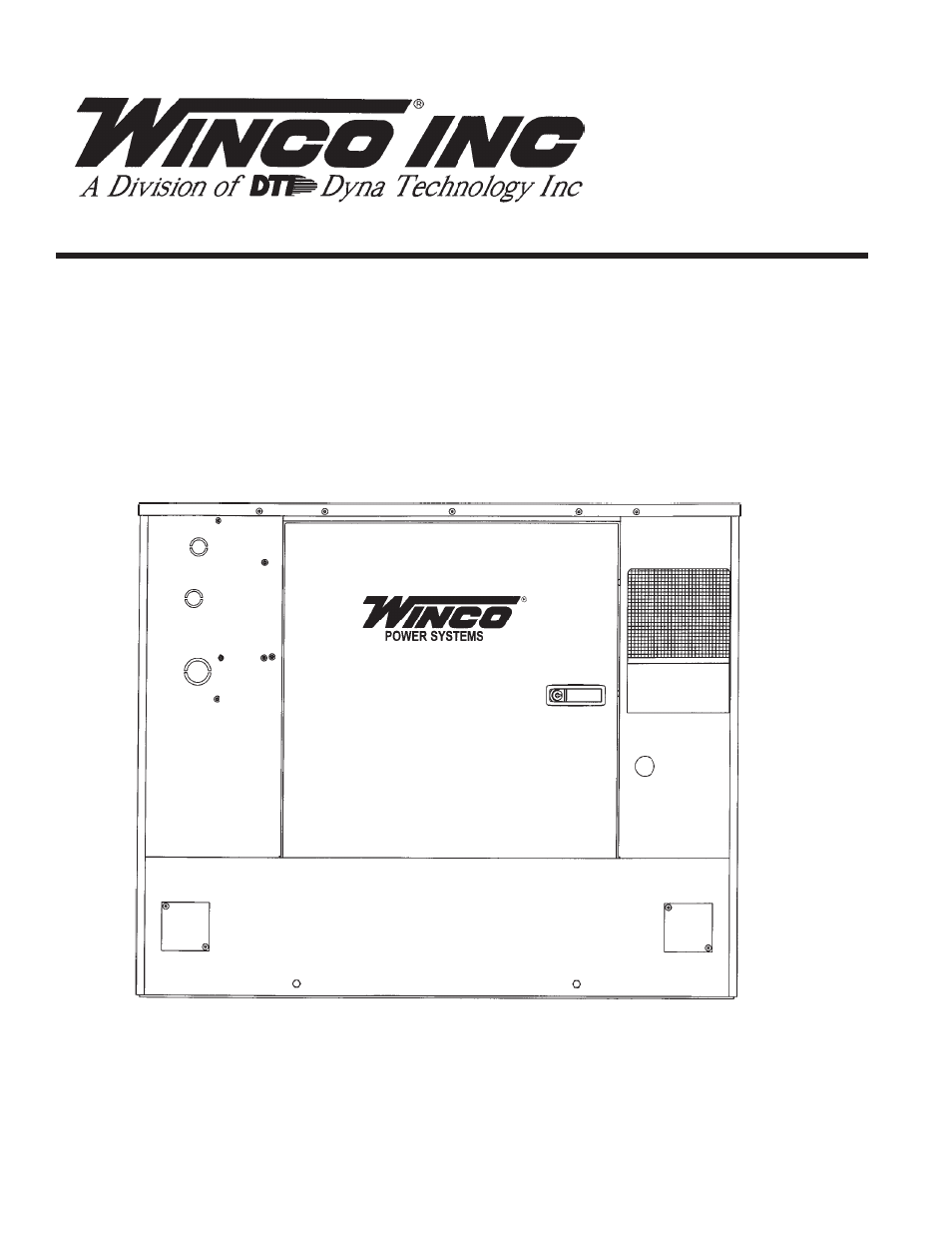 Winco PSS12H4W/D User Manual | 20 pages