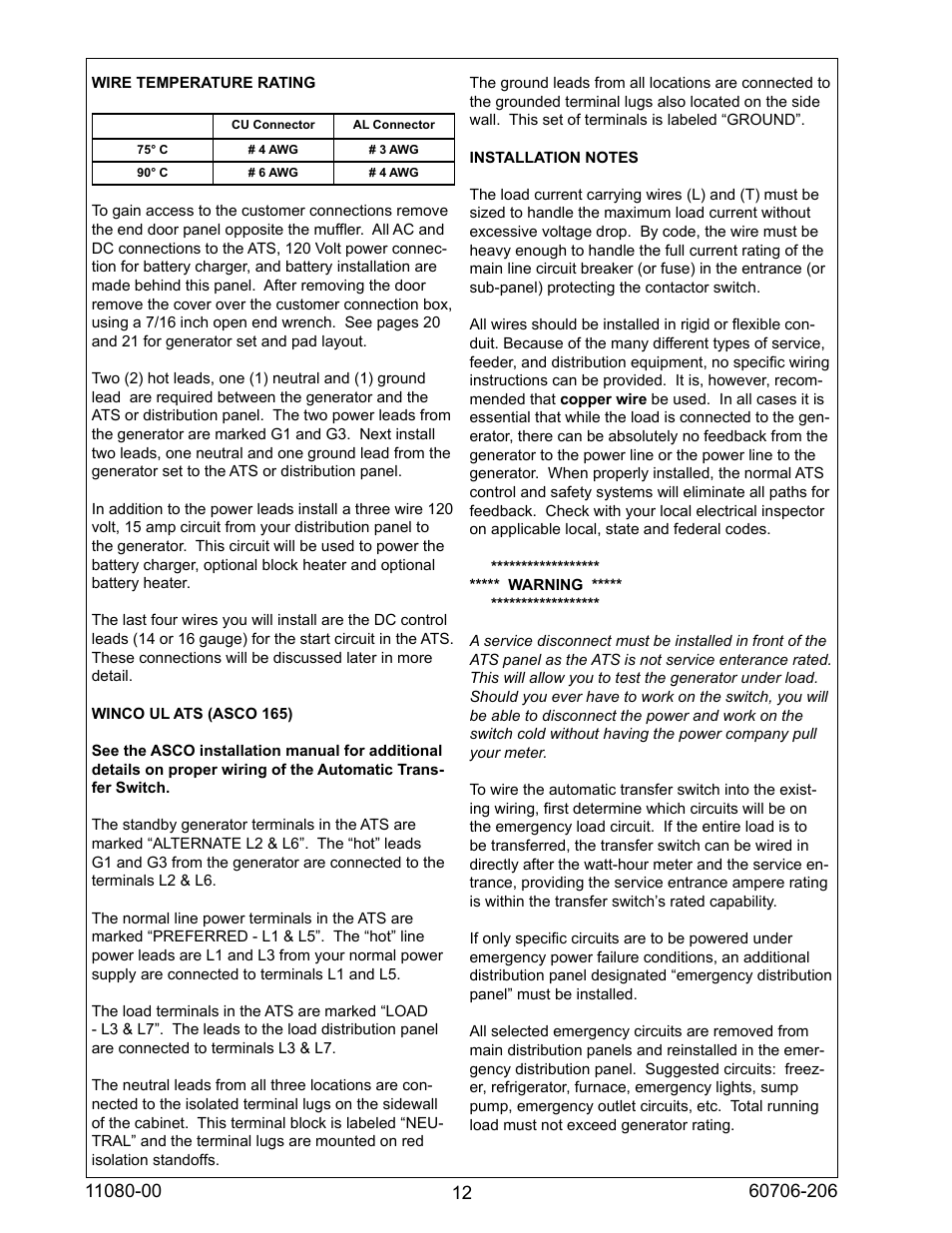 Winco ULPSS15B4W/E User Manual | Page 12 / 24