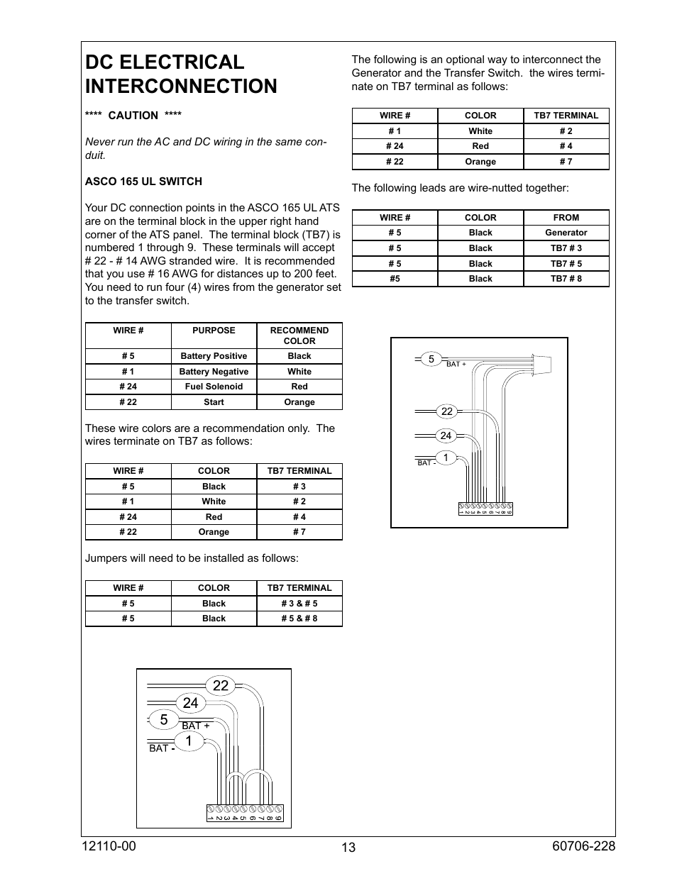 Dc electrical interconnection | Winco ULPSS20B4W/A User Manual | Page 13 / 28