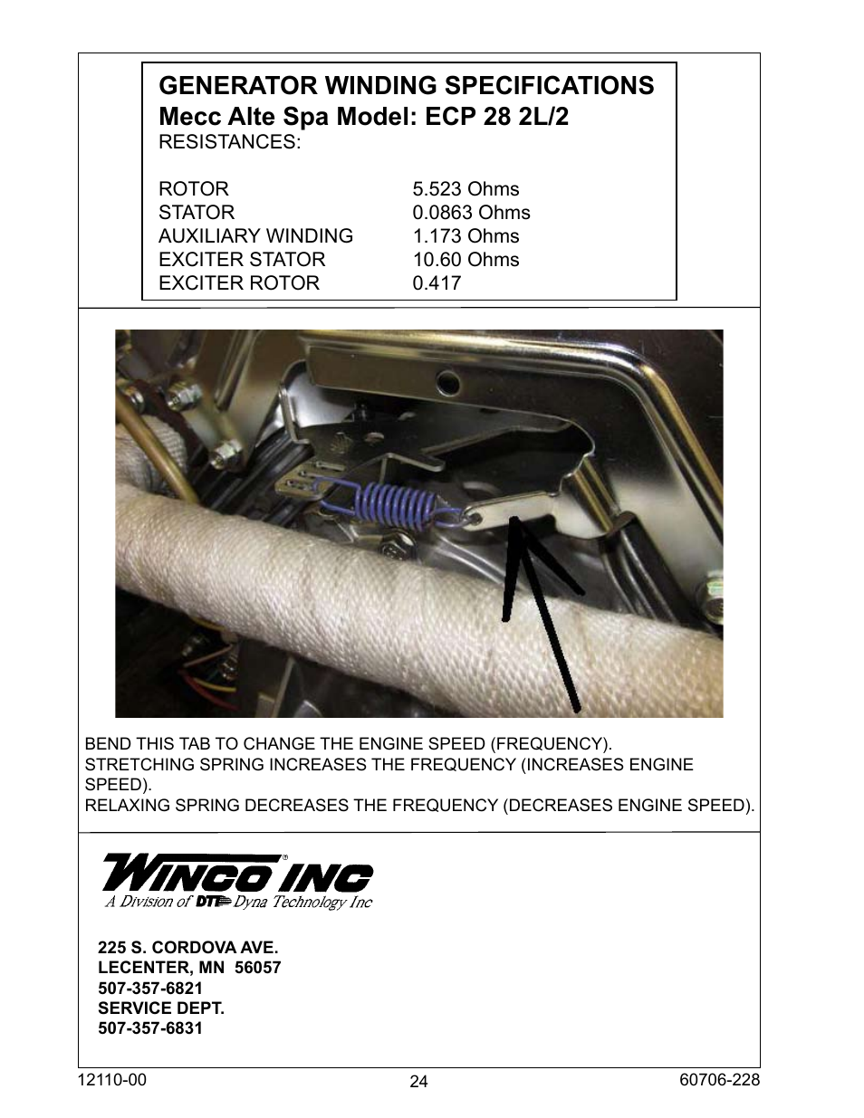 Winco ULPSS20B4W/A User Manual | Page 24 / 28