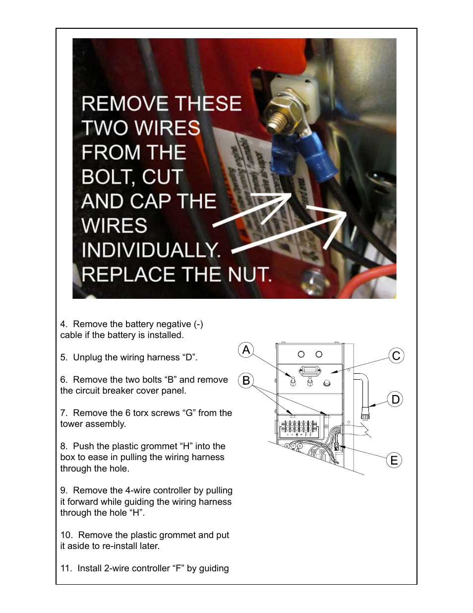 Winco 2-Wire Conversion Instructions ULPSS8B2W/E User Manual | Page 2 / 3