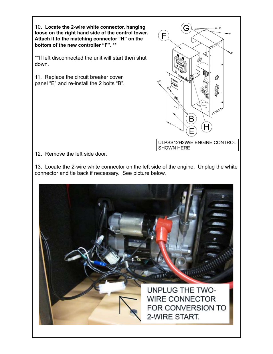Winco 2-Wire Conversion Instructions ULPSS12H2W/E User Manual | Page 2 / 3