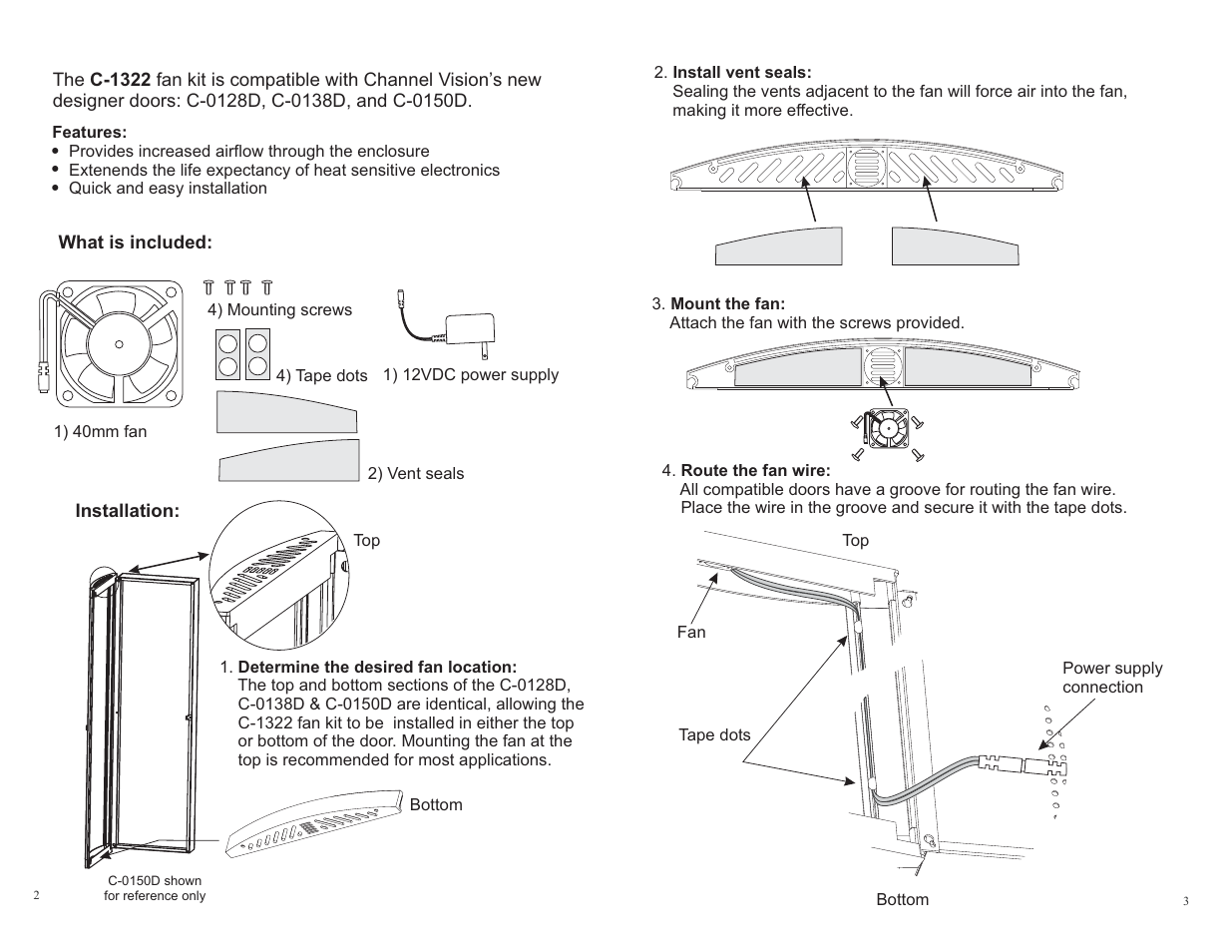 Channel Vision C-0138D User Manual | Page 2 / 2