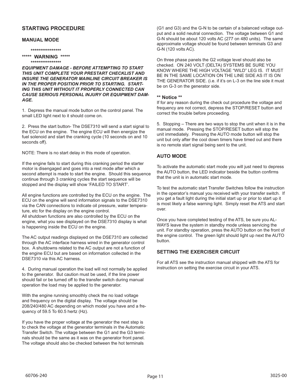 Winco ULPSS21/E WITH DSE 7310 ENGINE CONTROL User Manual | Page 13 / 20