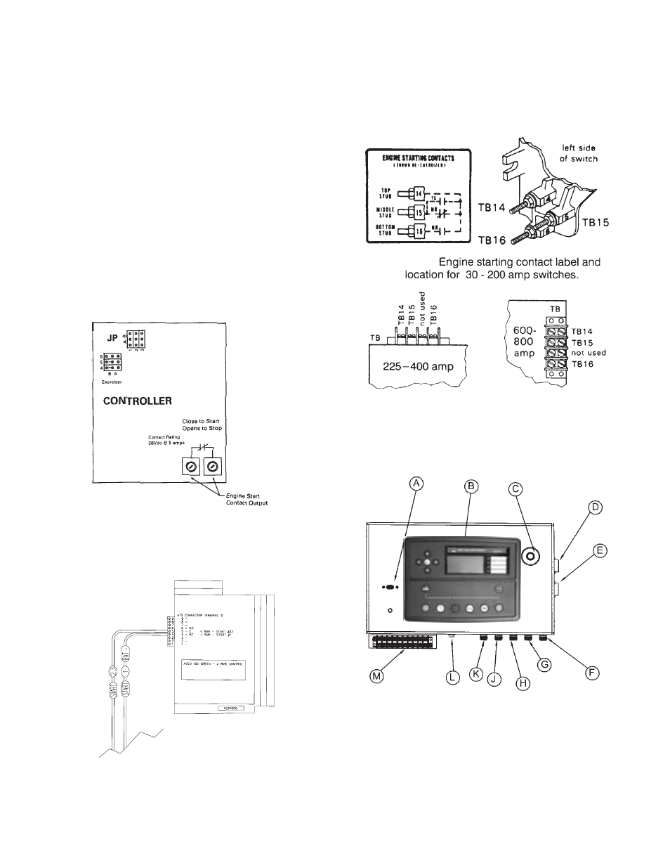 Engine control panel layout | Winco ULPSS40/G WITH DSE 7310 CONTROL (2011) User Manual | Page 11 / 20